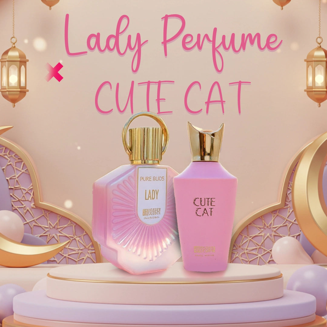 Lady + Cute Cat