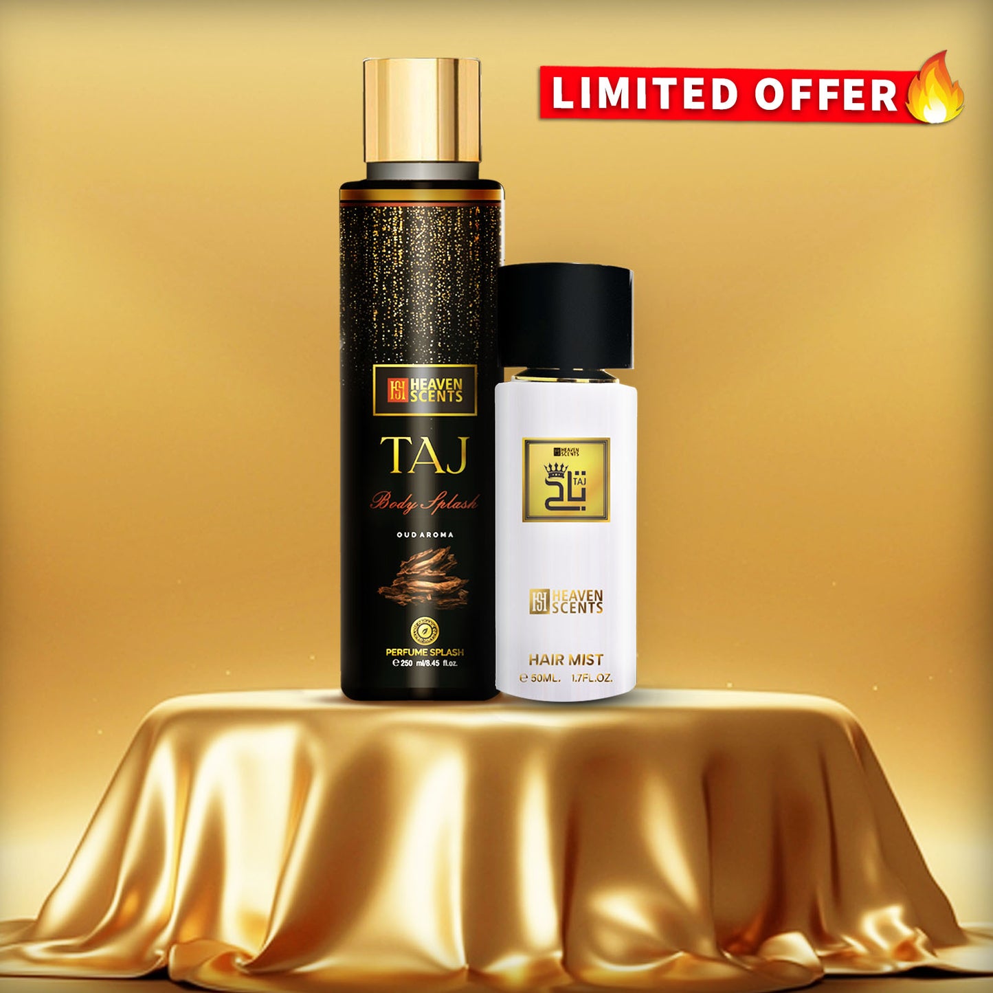 White Taj Hair Mist + Taj Body Splash