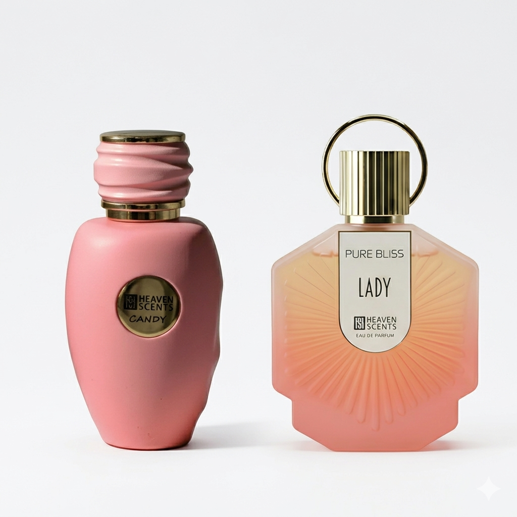 Lady and Candy Perfume Bundle by Heaven Scents - Feminine Fragrance Gift Set
