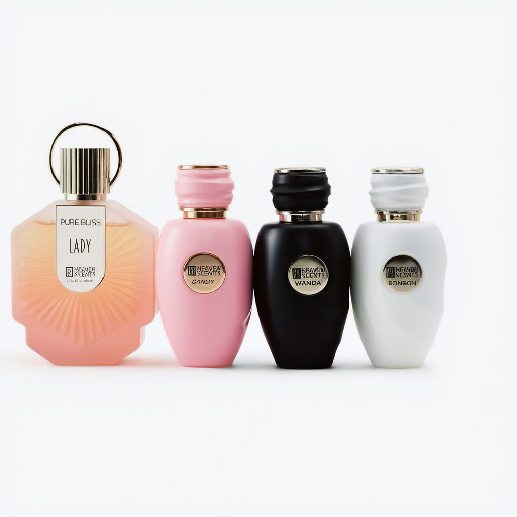 The Glam Bundle by Heaven Scents - 4 Feminine Perfumes Gift Set