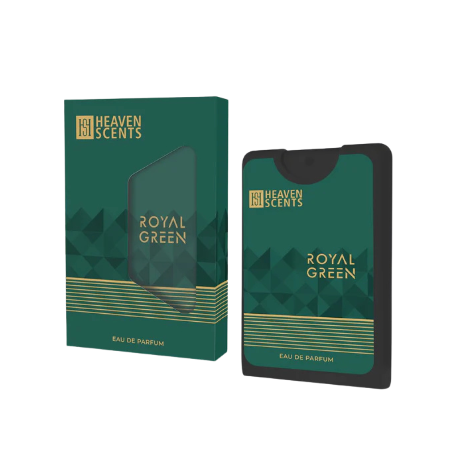 Royal Green Pocket Perfume 30ml by Heaven Scents - Aromatic Woody Cypress Fragrance