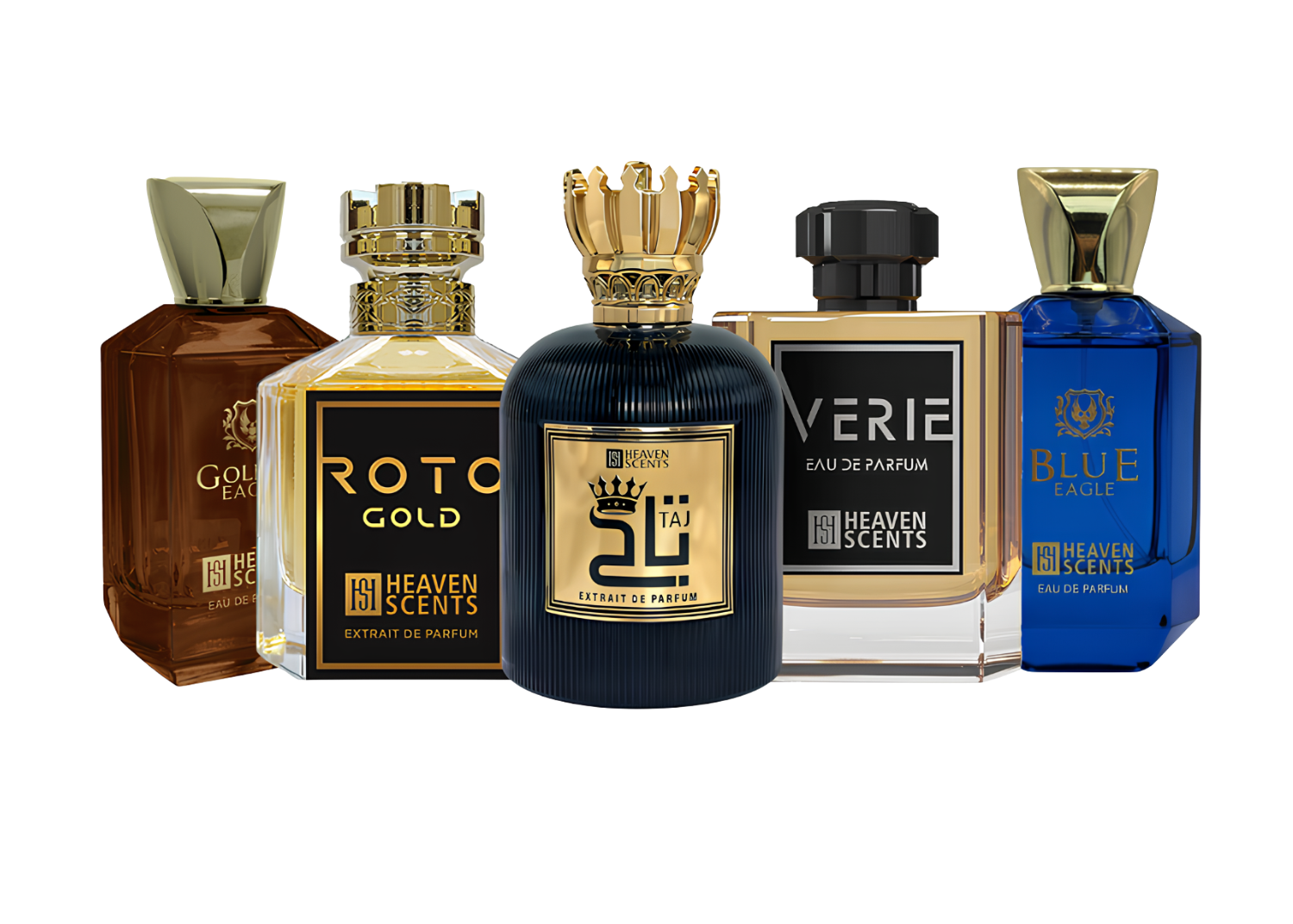 The Best Summer Bundle by Heaven Scents - 5 Luxury Fragrances
