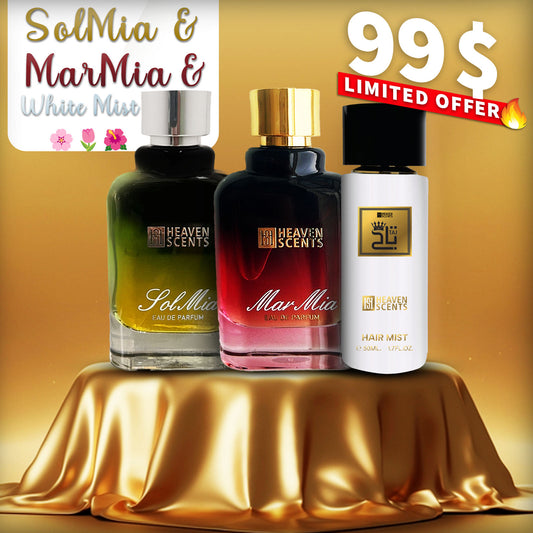 Solmia + Marmia + White Taj Hair Mist