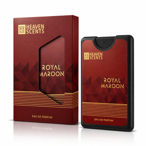 Royal Maroon Pocket Perfume 30ml by Heaven Scents, travel-size warm oriental fragrance
