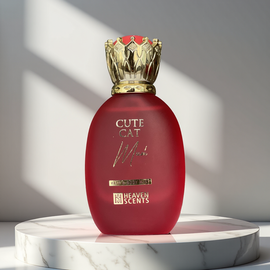 Cute Cat Musk Hair and Body Mist Spray for Unisex, 50ml