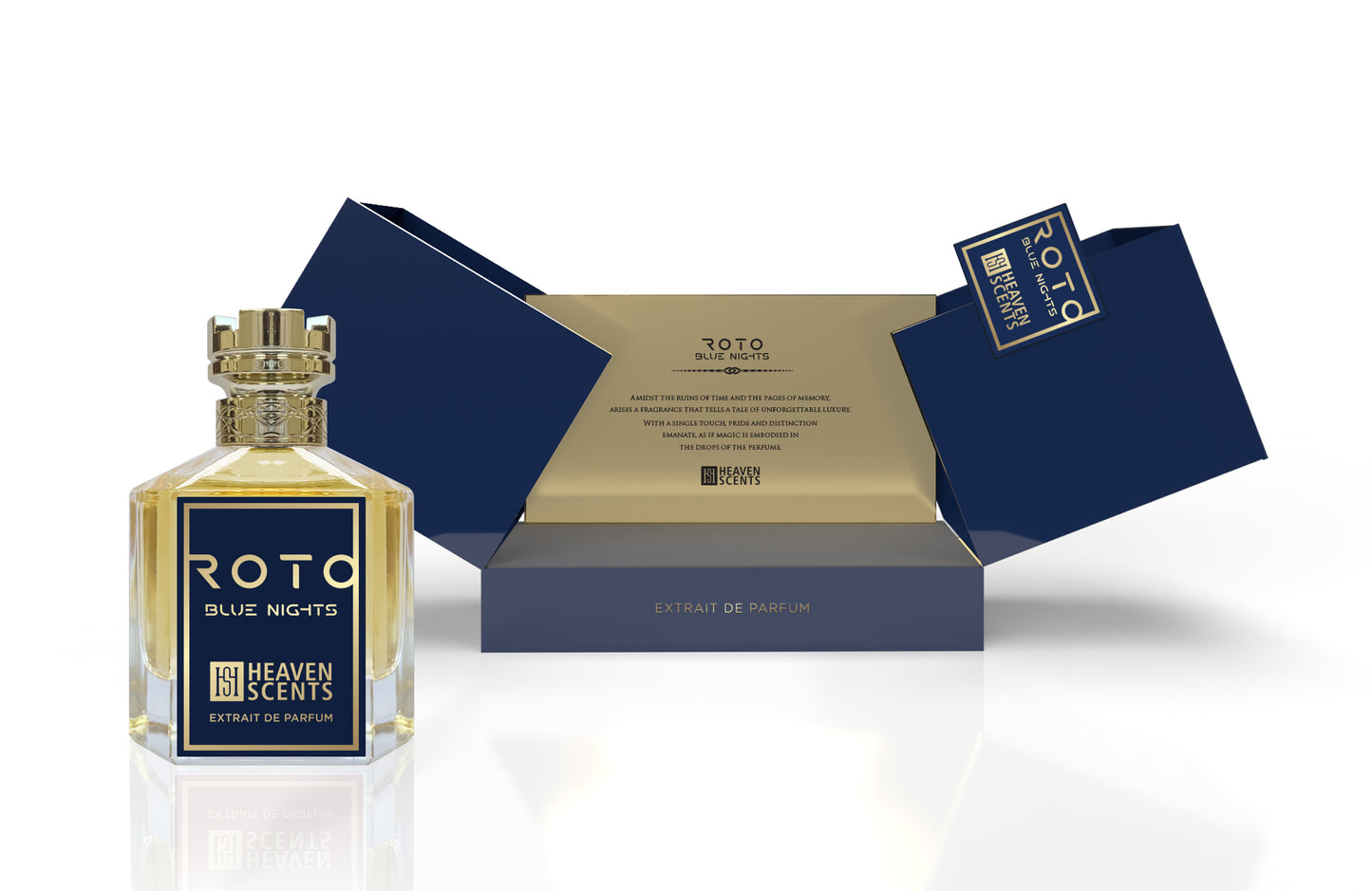 Roto Blue Nights Perfume 100ml Extrait De Parfum, By Heaven Scents