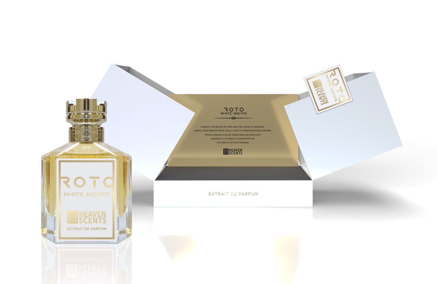 Roto White Nights Perfume 100ml Extrait De Parfum, By Heaven Scents