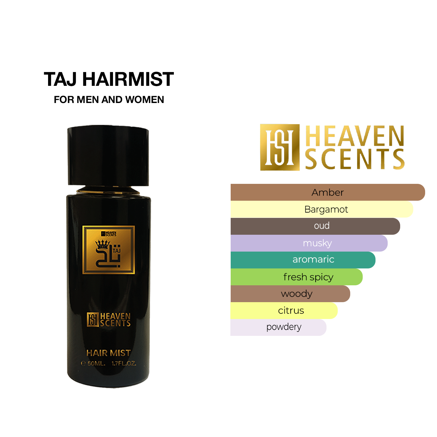 Taj Hair Mist Black