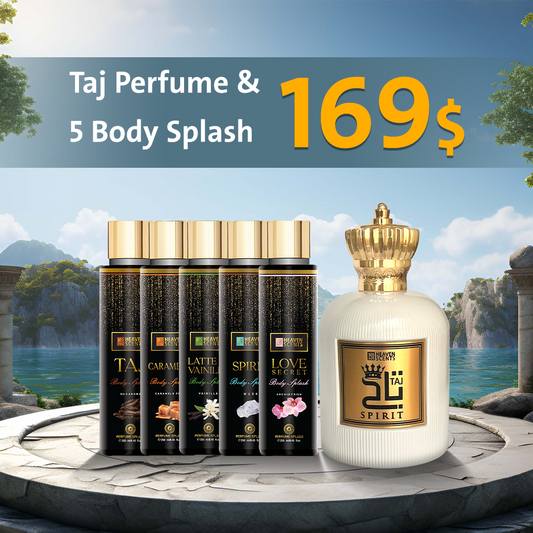 White Taj Perfume & 5 Body Splash